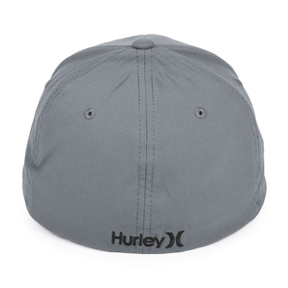 Hurley H2O-Dri One & Only Flexfit Baseball Cap - Dunkelgrau