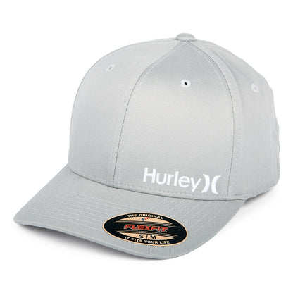 Hurley Corp Baseball Cap Flexfit - Mittelgrau