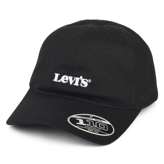 Levi's Vintage Modern Trucker Cap mit leerem Etikett - Schwarz