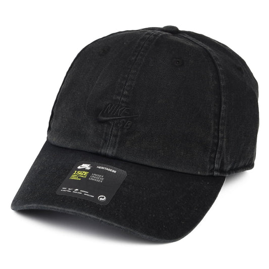 Nike SB H86 Verwaschene Baseball Cap - Schwarz