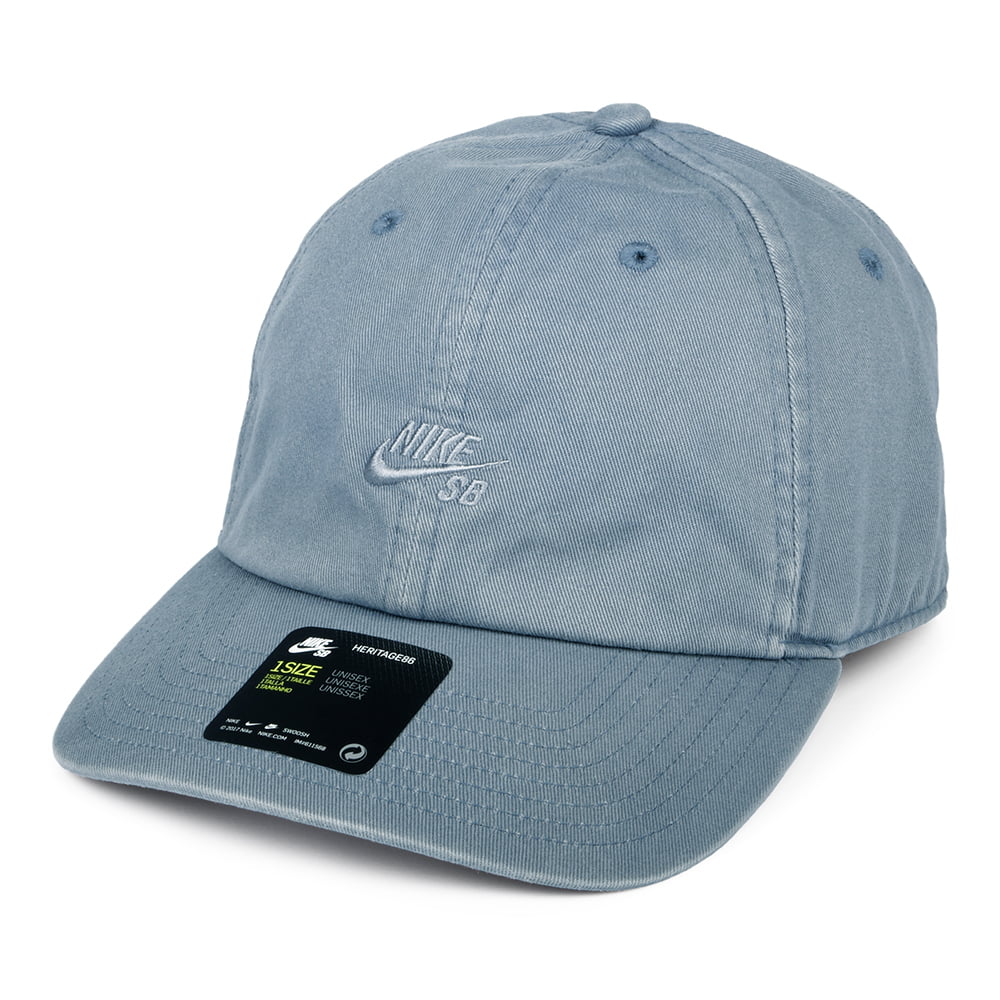 Nike SB H86 Verwaschene Baseball Cap - Blaugrau