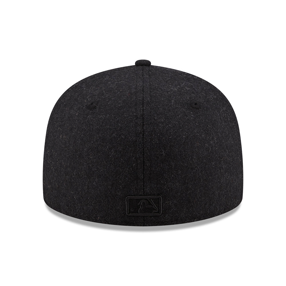 New Era 59FIFTY L.A. Dodgers Baseball Cap - MLB Melton - Schwarz