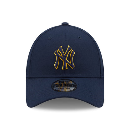 New Era 9FORTY New York Yankees Baseball Cap - MLB Pop Outline - Dunkelblau