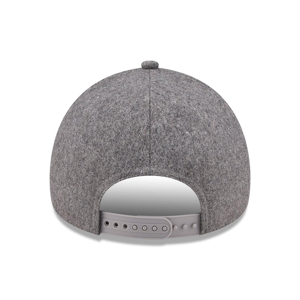 New Era 9FORTY L.A. Lakers Baseball Cap - NBA Melton E-Frame - Grau