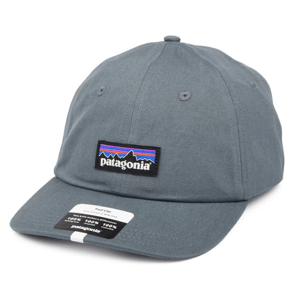 Patagonia P-6 Label Trad Baseball Cap aus organischer Baumwolle - Dunkelgrau