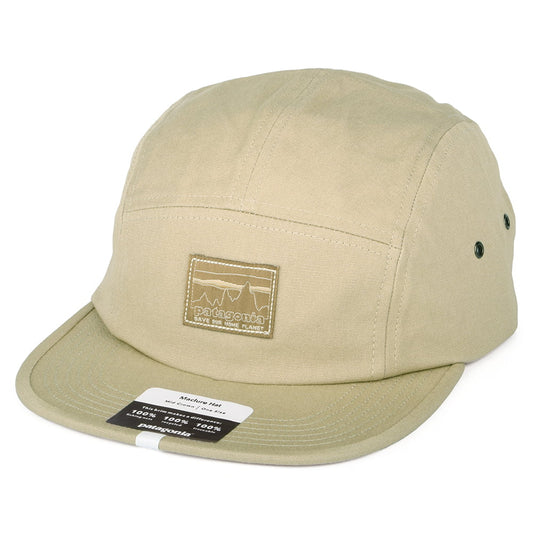Patagonia Maclure 5 Paneelen Cap aus organischer Baumwolle - Khaki