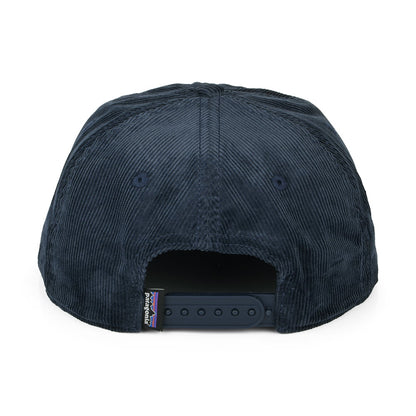 Patagonia Fitz Roy Rambler Kord Snapback Cap - Marineblau