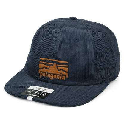 Patagonia Fitz Roy Rambler Kord Snapback Cap - Marineblau
