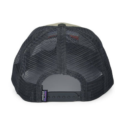 Patagonia Line Logo Ridge LoPro Trucker Cap aus Organic Cotton Canvas - Khaki