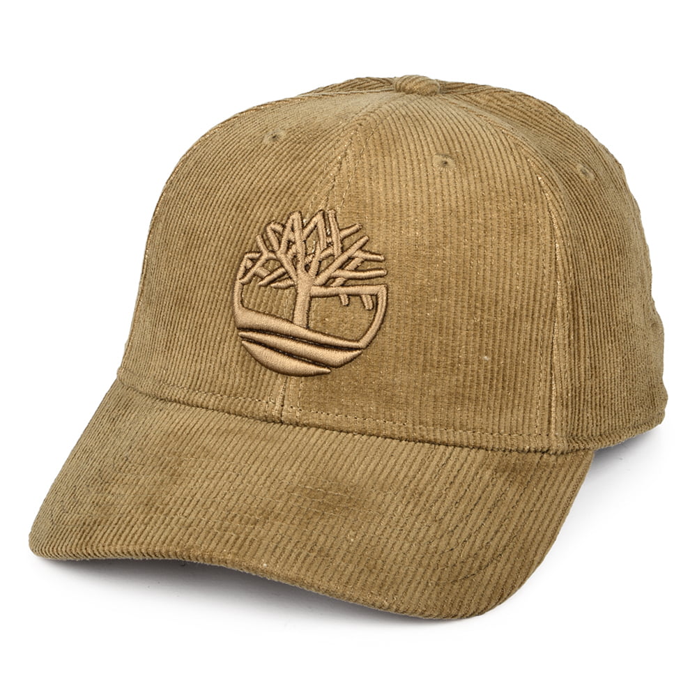 Timberland Logo Kord Baseball Cap - Hellbraun