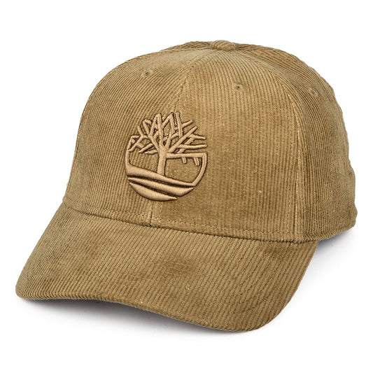 Timberland Logo Kord Baseball Cap - Hellbraun