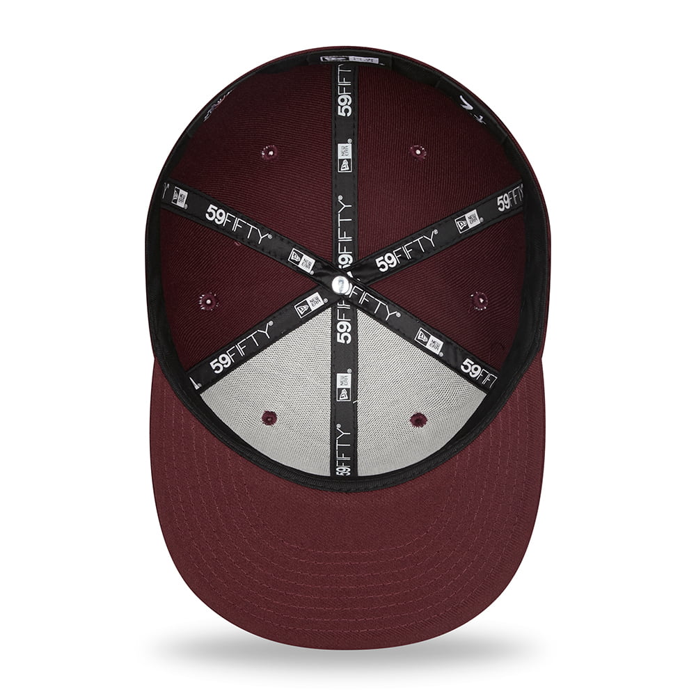 New Era 59FIFTY New York Yankees Baseball Cap - MLB League Essential - Kastanienbraun-Marineblau