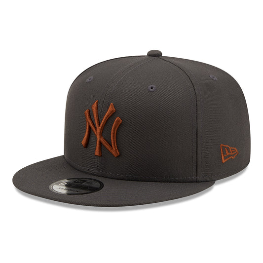 New Era 9FIFTY New York Yankees Snapback Cap - MLB League Essential - Graphitgrau-Toffee