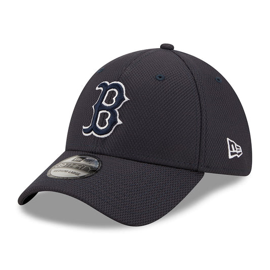 New Era 39THIRTY Boston Red Sox Baseball Cap - MLB Diamond Era - Marineblau