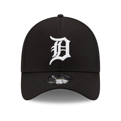 New Era 39THIRTY Detroit Tigers Baseball Cap - MLB Colour Essential - Schwarz-Weiß