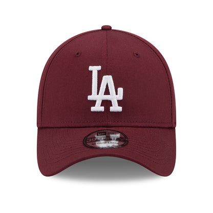 New Era 39THIRTY New York Yankees Baseball Cap - MLB Colour Essential - Kastanienbraun-Weiß