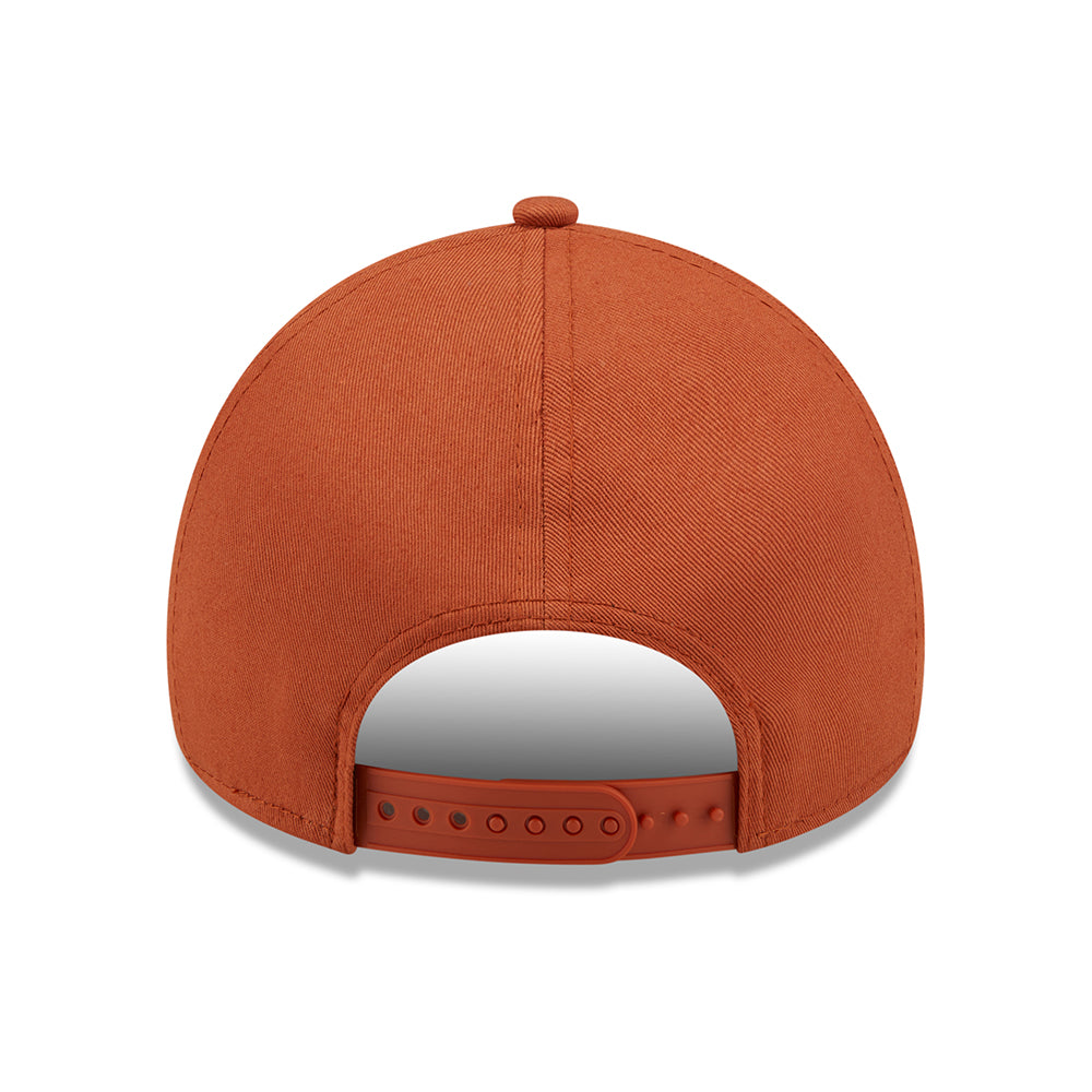 New Era 39THIRTY New York Yankees Baseball Cap - MLB Colour Essential - Verbranntes Orange-Weiß