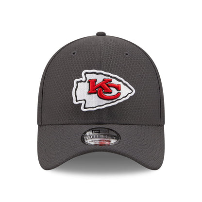 New Era 39THIRTY Kansas City Chiefs Baseball Cap - NFL Hex Tech - Graphitgrau