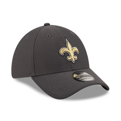 New Era 39THIRTY New Orleans Saints Baseball Cap - NFL Hex Tech - Graphitgrau