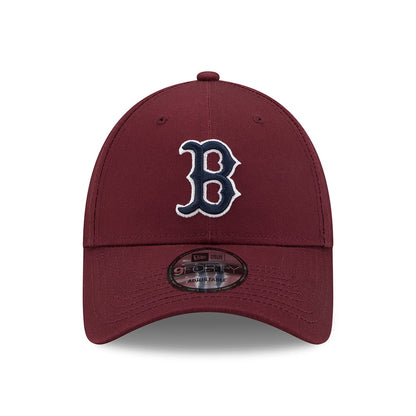 New Era 9FORTY Boston Red Sox Baseball Cap - MLB League Essential - Kastanienbraun-Marineblau