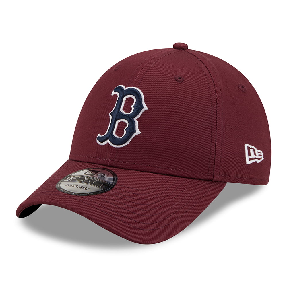 New Era 9FORTY Boston Red Sox Baseball Cap - MLB League Essential - Kastanienbraun-Marineblau