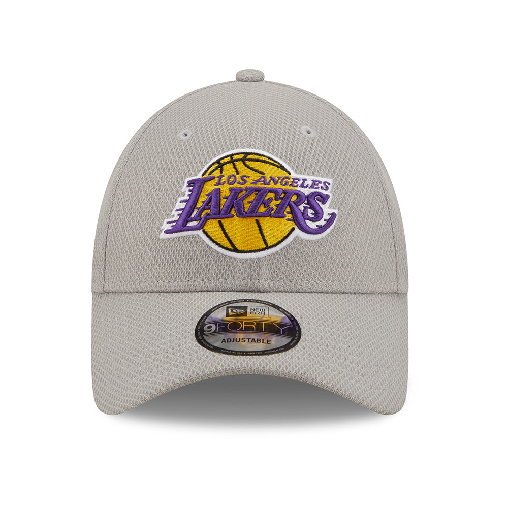 New Era 9FORTY L.A. Lakers Baseball Cap - NBA Diamond Era - Grau