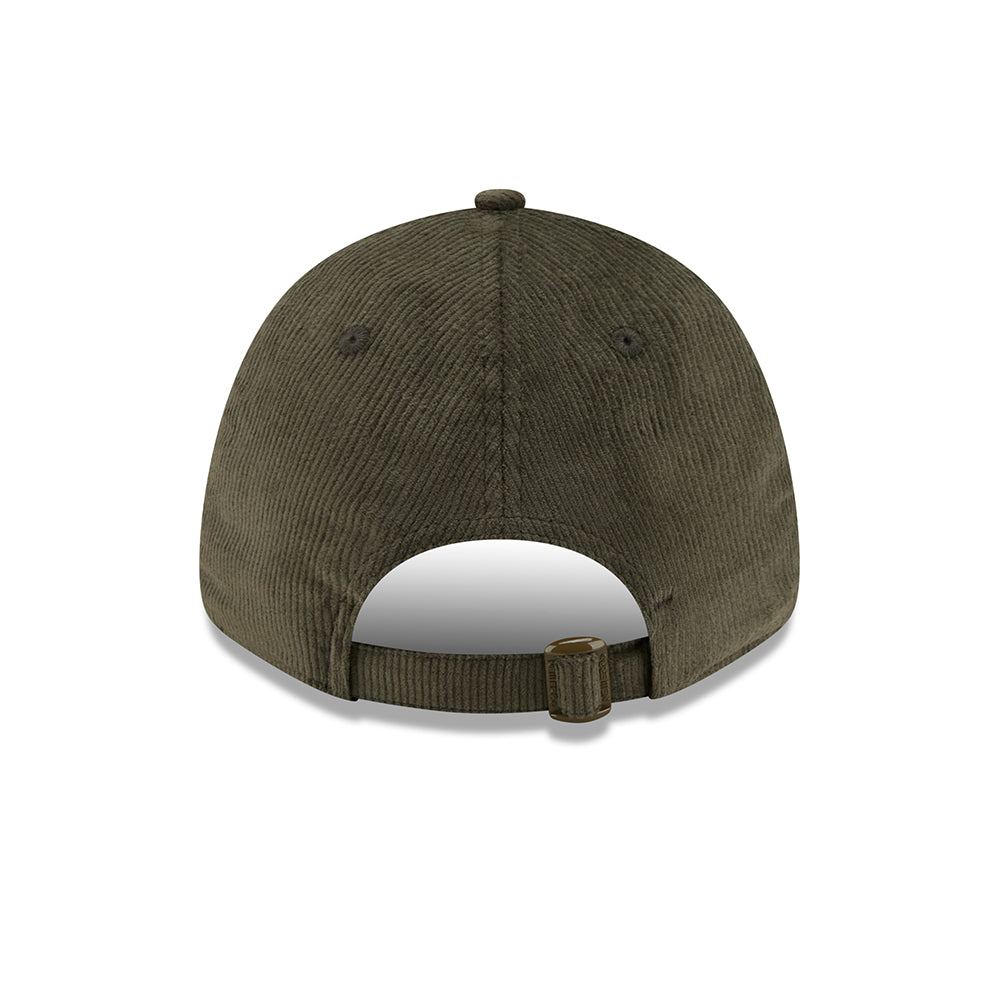 New Era 9FORTY New York Yankees Baseball Cap MLB Cord Fabric - Olivgrün
