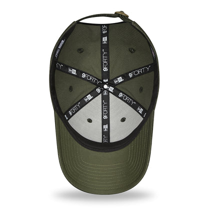 New Era 9FORTY New York Yankees Baseball Cap MLB Cord Fabric - Olivgrün