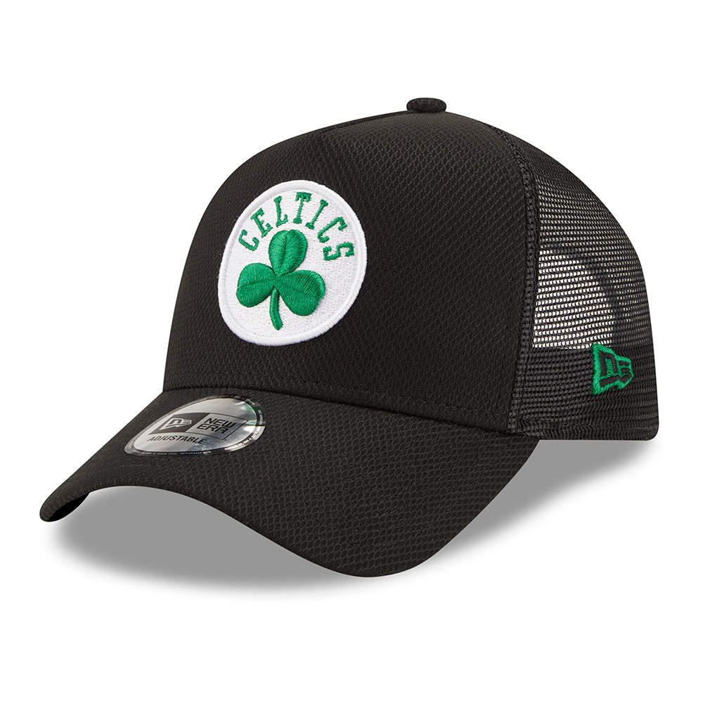 New Era A-Frame Boston Celtics Trucker Cap NBA Black Base - Schwarz
