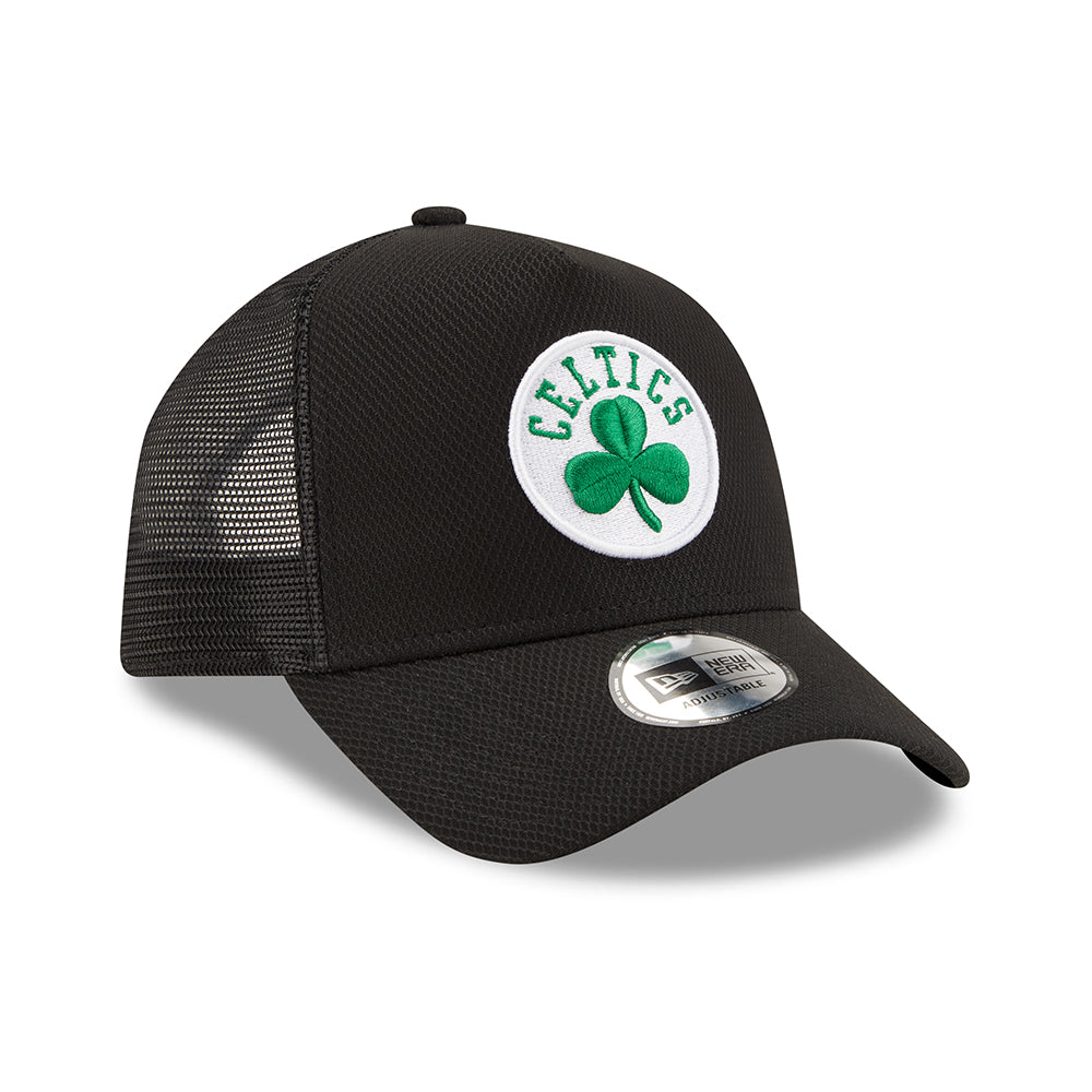 New Era A-Frame Boston Celtics Trucker Cap NBA Black Base - Schwarz