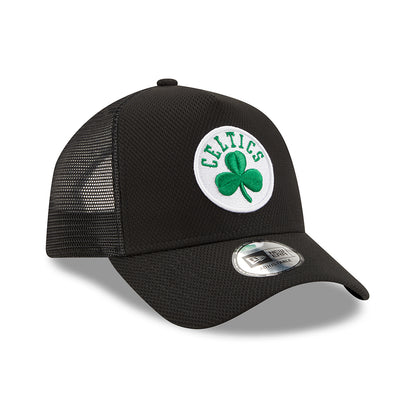 New Era A-Frame Boston Celtics Trucker Cap NBA Black Base - Schwarz