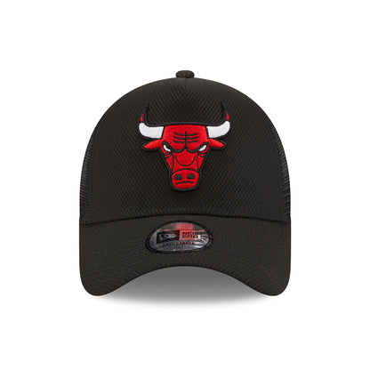 New Era A-Frame Chicago Bulls Trucker Cap - NBA Black Base - Schwarz