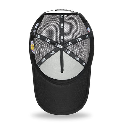 New Era 9FORTY A-Frame L.A. Lakers Trucker Cap - NBA Black Base - Schwarz