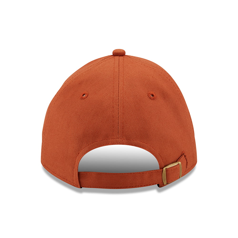 New Era 9TWENTY Baseball Cap aus Baumwolle - NEC Felt Patch Casual Classic - Verbranntes Orange