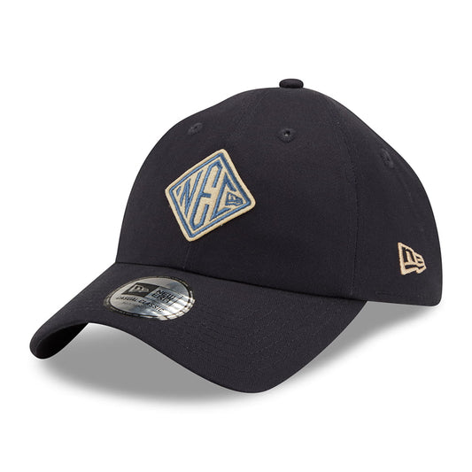 New Era 9TWENTY Baseball Cap aus Baumwolle - NEC Felt Patch Casual Classic - Marineblau