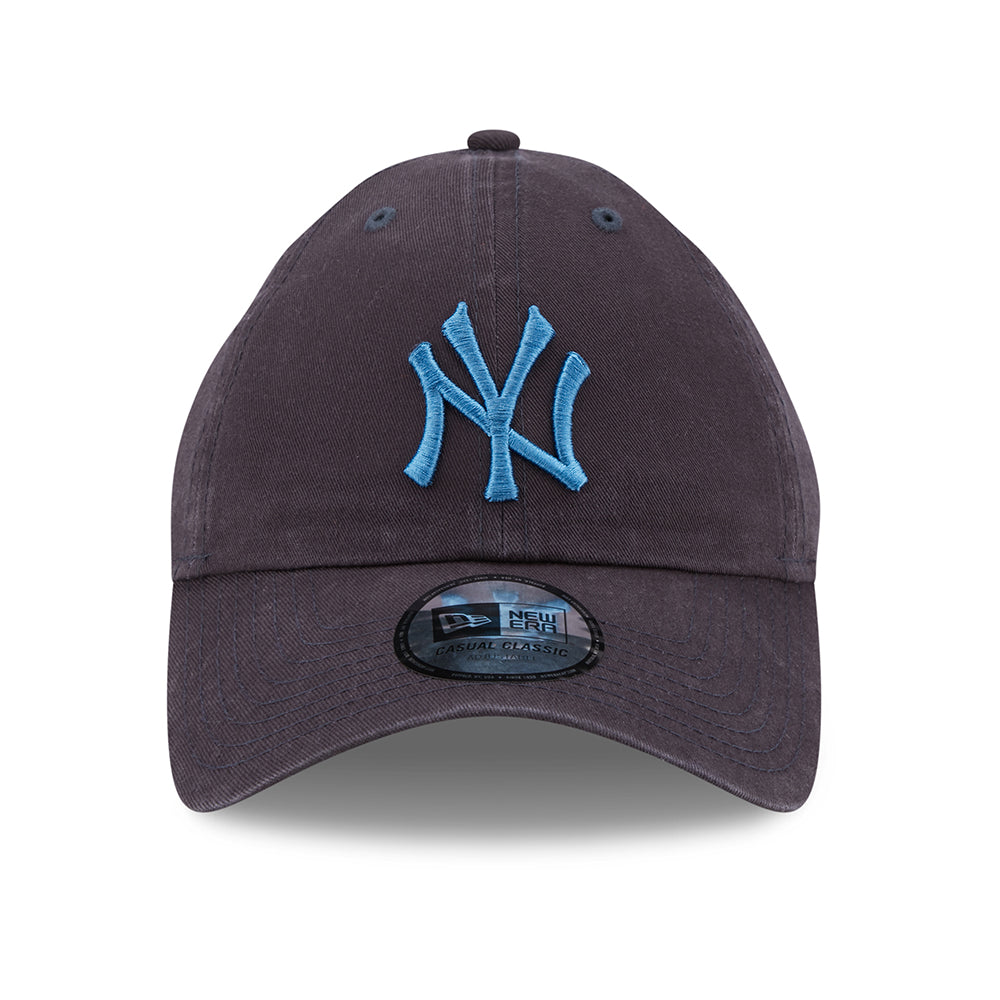 New Era 9TWENTY New York Yankees Baseball Cap - MLB League Casual - Verwaschenes Marineblau