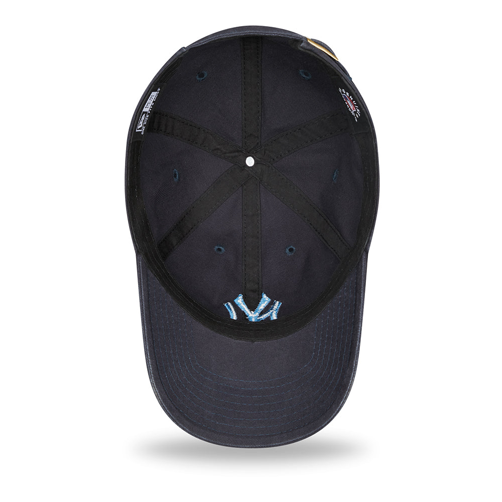 New Era 9TWENTY New York Yankees Baseball Cap - MLB League Casual - Verwaschenes Marineblau