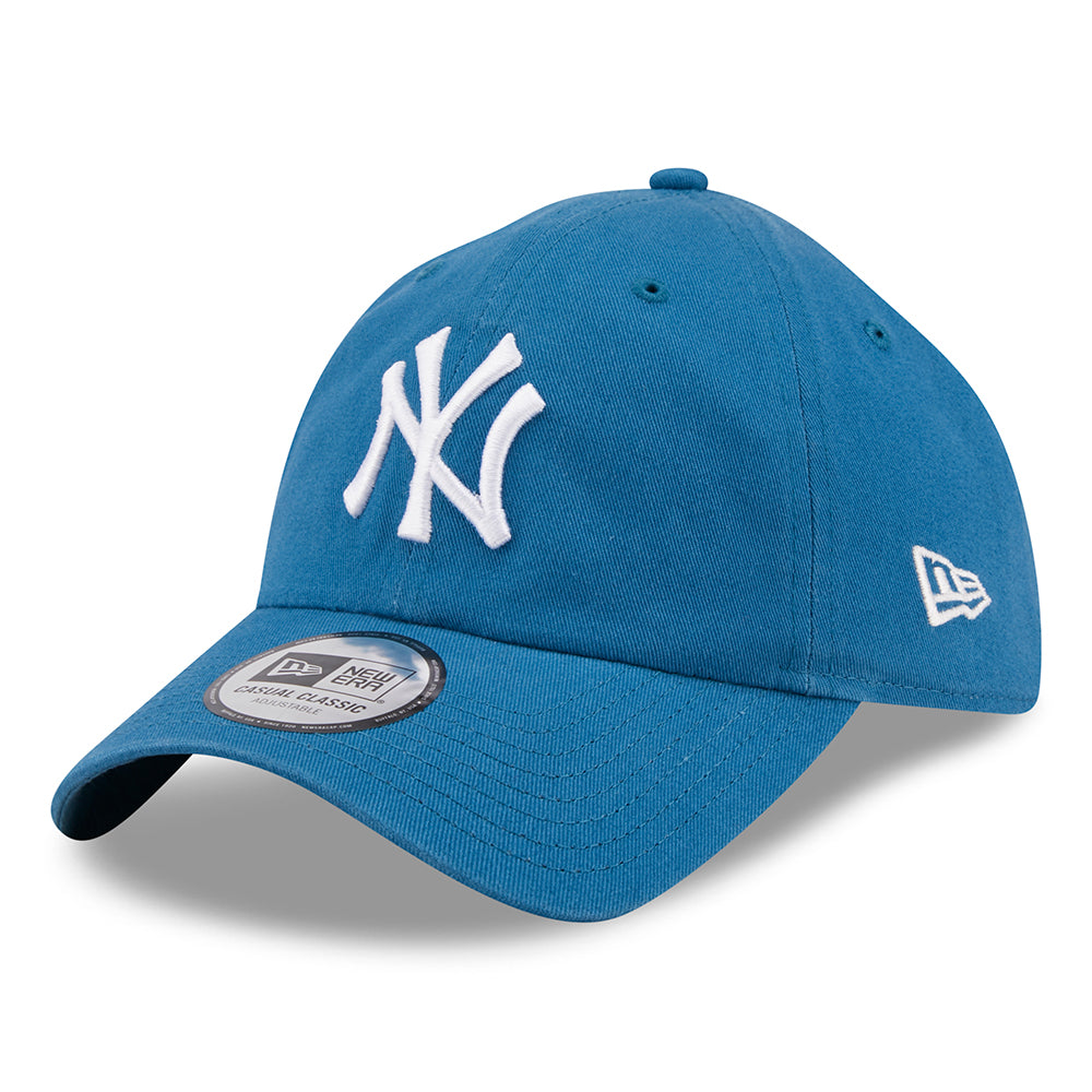 New Era 9TWENTY New York Yankees Baseball Cap - MLB League Casual - Verwaschenes Petrol