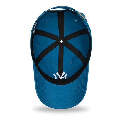 New Era 9TWENTY New York Yankees Baseball Cap - MLB League Casual - Verwaschenes Petrol