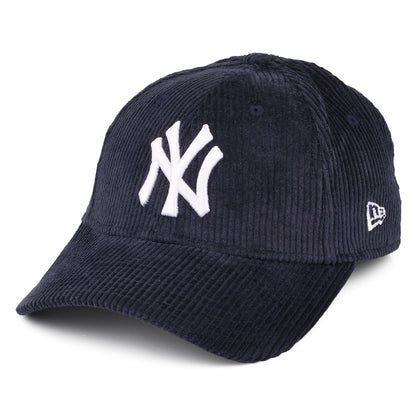 New Era Damen 9FORTY New York Yankees Baseball Cap - MLB Fashion Kord - Marineblau