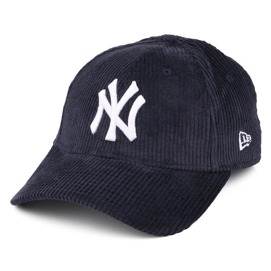 New Era Damen 9FORTY New York Yankees Baseball Cap - MLB Fashion Kord - Marineblau