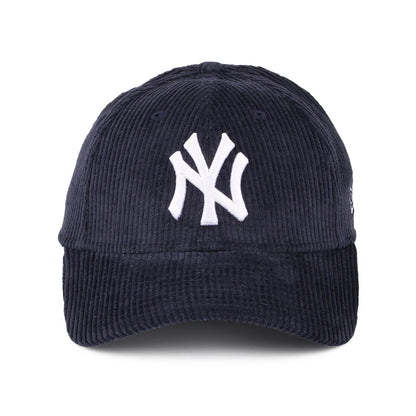 New Era Damen 9FORTY New York Yankees Baseball Cap - MLB Fashion Kord - Marineblau