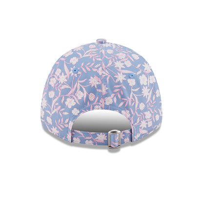 New Era Damen 9FORTY New York Yankees Baseball Cap - MLB Floral - Hellblau