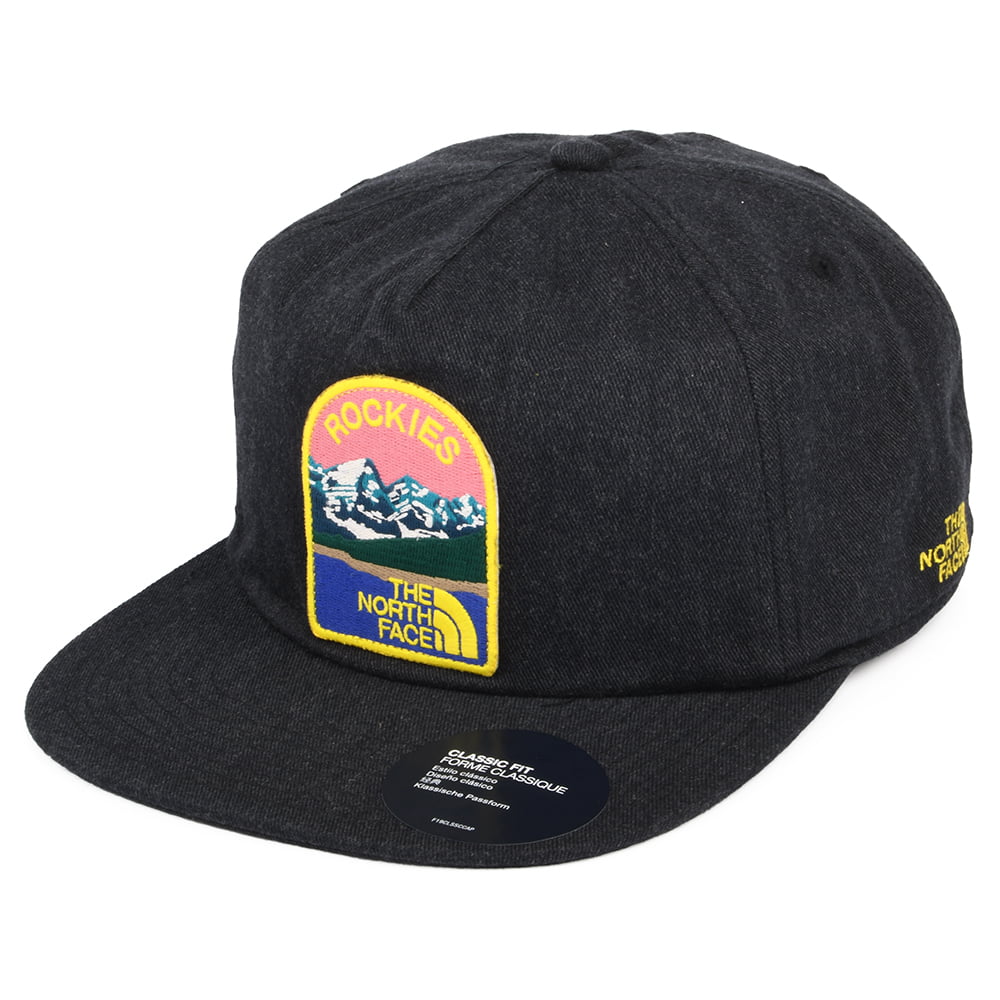 The North Face Embroidered Earthscape Snapback Cap - Meliertes Dunkelgrau