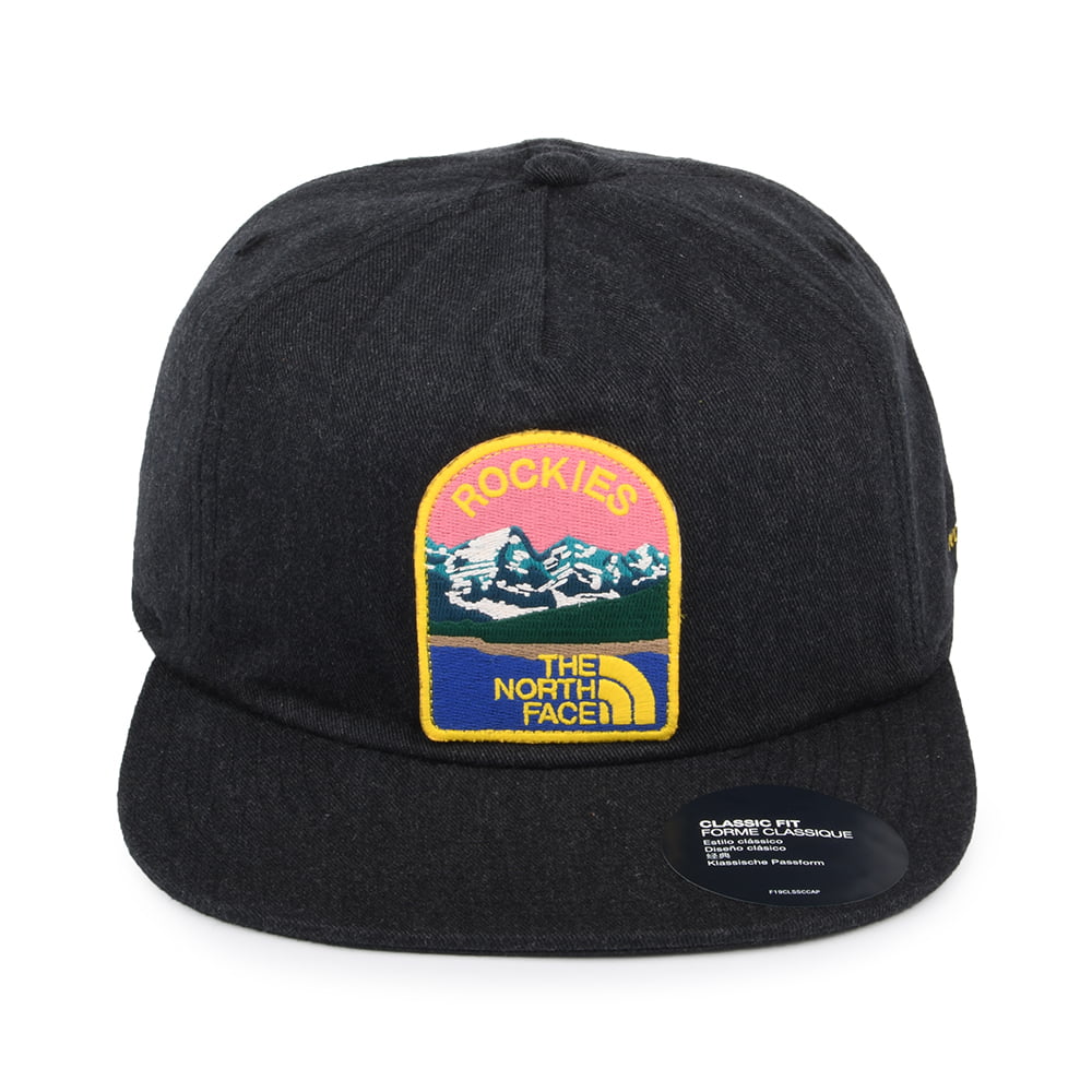 The North Face Embroidered Earthscape Snapback Cap - Meliertes Dunkelgrau