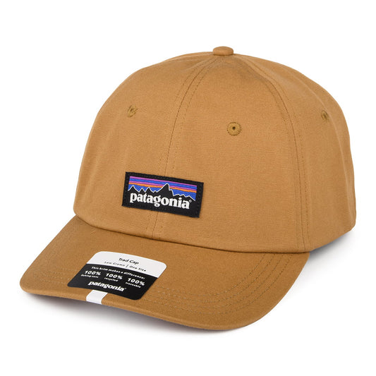 Patagonia P-6 Label Trad Baseball Cap aus organischer Baumwolle - Ocker