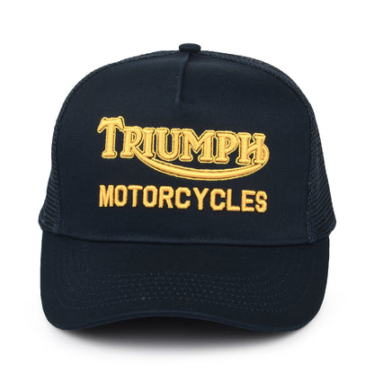 Triumph Motorcycles Oil Trucker Cap - Marineblau