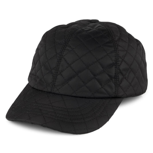 Betmar Gesteppte Regen Baseball Cap - Schwarz