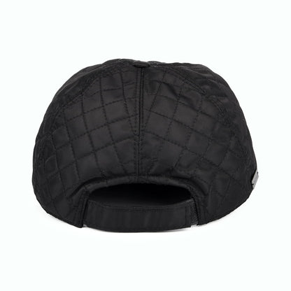 Betmar Gesteppte Regen Baseball Cap - Schwarz