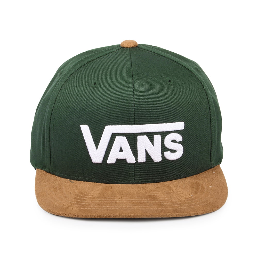 Vans Drop V II Snapback Cap - Waldgrün-Hellbraun